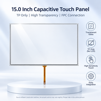 Panel Sentuh Kapasitif Proyeksi 15 Inci PCAP SIS9509 I2C FPC 6H Layar Sentuh Transparansi 85%