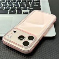 Coque personnalisable antichoc à coussin d'air pour iPhone 18 17 Pro Max en TPU, grande fenêtre, couleur unie, anti-traces de doigts, protection optimale