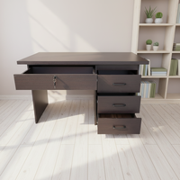 Bureau d'étude moderne en MDF mélaminé, bureau d'ordinateur, mobilier de bureau, mobilier de maison