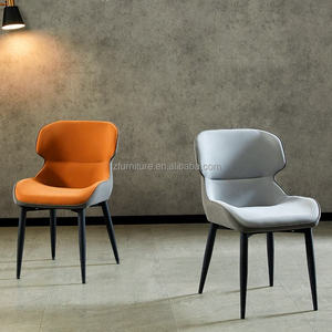 Silla de Comedor Moderna Nórdica de Alta Calidad con Respaldo Alto en Cuero Sintético para Restaurante - Product Image 3