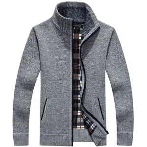 2021 venta al por mayor de alta calidad Zip Cardigan suéter para hombres Pour Hommes abrigos de invierno suéter de La Rebeca abrigo