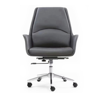 Chaise de bureau de direction en cuir de luxe, confortable et ergonomique, pivotante, réglable en hauteur, pour ordinateur, directement de l'usine en Chine