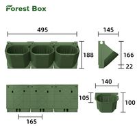 Sistem Penanaman Vertikal Dinding Rumah Naturix, Pot Bunga Gantung, Irigasi Otomatis, Hemat Ruang Modern