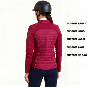 Chaqueta de Equitación de Invierno al por Mayor con Cremallera Completa, Manga Larga, Bolsillos Laterales, para Competición Ecuestre - Product Image 2