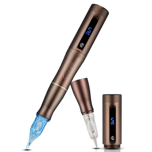 Máquina de tatuaje de maquillaje permanente inalámbrica 2 en 1, Pluma de microsombreado Digital, batería de respaldo, máquina de cejas Ombre - Product Image 6