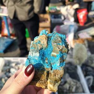 <span class=keywords><strong>Malachite</strong></span> bleue brute naturelle de Donghai, azurite, chessylite brute, <span class=keywords><strong>pierre</strong></span> brute à vendre - Product Image 3