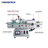 Machine de remplissage, de bouchage et d'étiquetage automatique de bureau Friendpack, machine de remplissage à pompe à piston pour cosmétiques et pâte de tomate