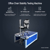 Machine d'essai de stabilité avant et arrière pour chaise de bureau |   Testeur de stabilité des sièges d'intérieur |   Instrument de test de meubles BIFMA X5.1