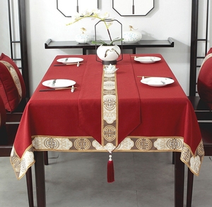 YongHo moderno lino europeo americano olio-protezione lavabile sala <span class=keywords><strong>da</strong></span> pranzo tovaglia per banchetti Hotel - Product Image 5