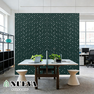 Cloison acoustique moderne en feutre PET, écran de séparation insonorisant pour bureau, écran de confidentialité pour espace de travail ouvert - Product Image 3