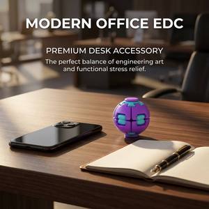 Wholesale Plastic Mechanical Linkage Fidget <strong>Ball</strong> Sports Toy Stress Relief Satisfying ASMR Click Sound Sensory EDC Office Desk - Product Image 4