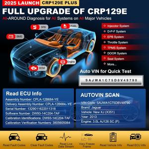Herramienta de Diagnóstico LAUNCH CRP129E PLUS de 5 Pulgadas con 8 Funciones de Reinicio Especiales y Funciones OBD2 Completas, Escáner para Autos con 2 Años de Actualización Gratuita - Product Image 2