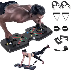 Portable Home Gym Workout Equipment Fitness Push up Board with Push up Bar Handle for Floor Focus on Sports & Entertainment