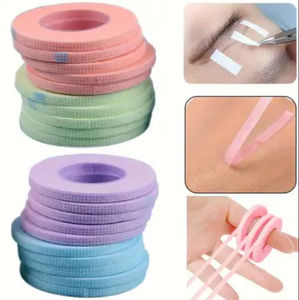 Cinta de Silicona de Alta Calidad para Extensiones de Pestañas DRAGONLASH, Fabricada a Máquina, Banda de Algodón Negra, Logotipo Personalizado, Venta al Por Mayor - Product Image 1