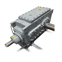 Réducteur hélicoïdal conique série B de Chine, transmission verticale à 90 degrés, boîte de vitesses industrielle Flendered