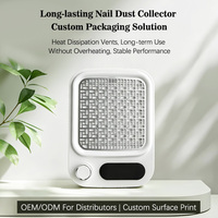 Ventilateur de Salon pour Nail Art à Absorption Rapide des Résidus, Interrupteur Rotatif, Grilles de Ventilation, Repose-Main Personnalisé pour Grossiste en Produits Ongulaires