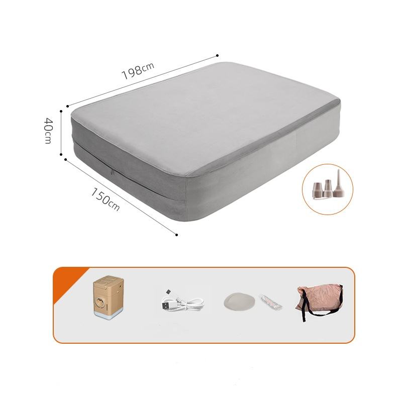 Double modèle rehaussé avec revêtement en tissu