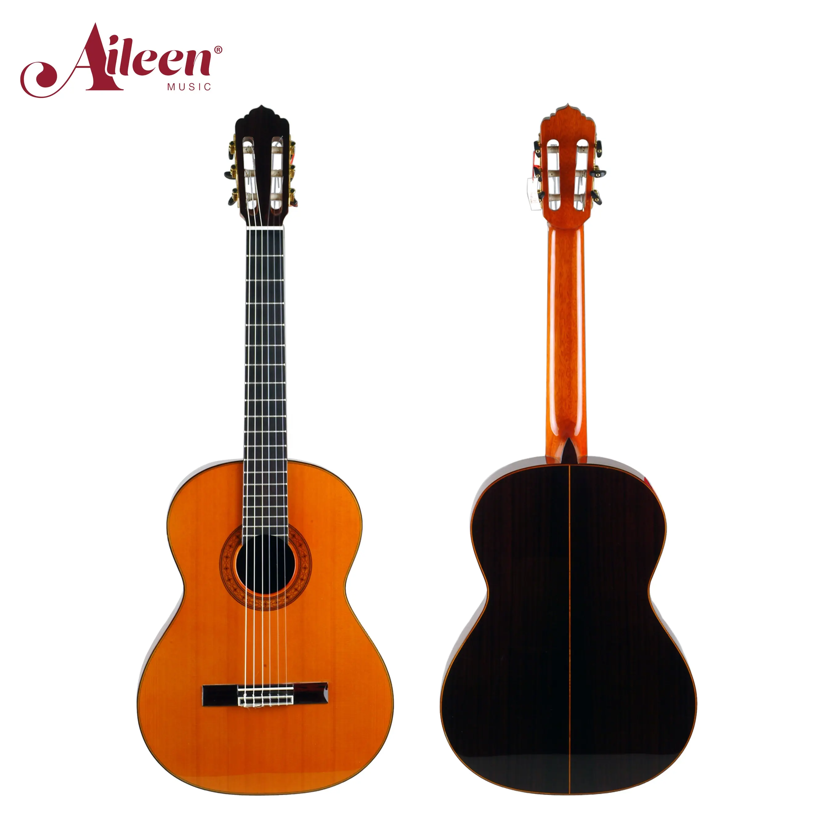 AileenMusic高品質無垢材杉トップ39 "クラシックギター手作り (ACM30A)