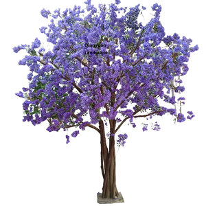 Albero di Jacaranda Artificiale Viola Grande, Finto Jacaranda per Decorazione di Giardini Esterni, Matrimoni e Progetti Paesaggistici - Product Image 5