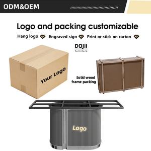 Restaurant haut de gamme de Dubaï, salle à manger bon marché, table et 6 chaises, ensembles de tables à manger au design royal - Product Image 5