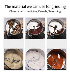 Mj 800g קמח טחנת קמח קטן לשימוש ביתי חומרים יבשים דגנים עשבי תיבול קקאו זרעי קקאו - Product Image 5