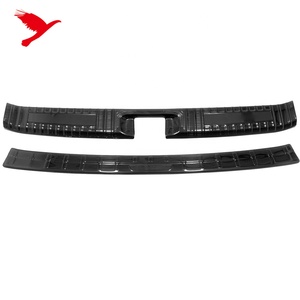 Pare-choc <span class=keywords><strong>de</strong></span> <span class=keywords><strong>coffre</strong></span> arrière en acier inoxydable, 2 pièces, accessoire <span class=keywords><strong>de</strong></span> voiture, pour Toyota gallander (XU70), 2020, 2021 - Product Image 1