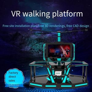 Nouvel équipement de réalité virtuelle 9D : Jeu de tir interactif avec sabre laser rythmique et deux simulateurs de marche VR 9D - Product Image 3