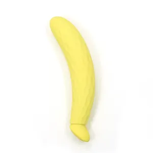 Мощный 12 режимов вибрирующий искусственный фрукт банан фаллоимитатор точки G клитора вагинального массажа AV вибратор палочка секс-игрушки для женщин