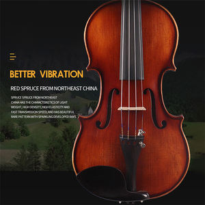 Salida de fábrica soporte personalizado rojo antiguo de violín <span class=keywords><strong>barroco</strong></span> con mano de barniz - Product Image 3