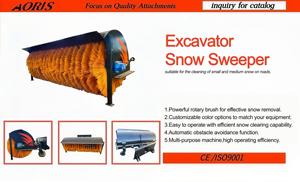 Multifunctionele verstelbare hoek SY26U minigraafmachine sneeuwruimer voor sneeuwruiming op snelwegen - Product Image 4