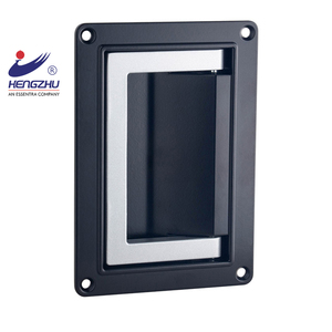 厂家直销PL003黑色锌合金手柄嵌入式折叠工具箱和设备 - Product Image 1