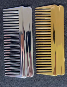 Peine para el Cabello Aprobado por ISO9001 - Materiales Personalizados de Latón/Acero Inoxidable, Pulido Suave para una Herramienta de Cabello de Calidad - Product Image 1