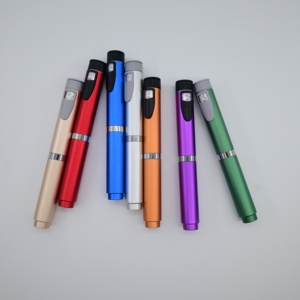 Durable Reusable Metal Injection <b>Pen</b> for 3ml Cartridge Adjustable Dose Rubber Stopper Custom Logo Graphic OEM Packaging - Product Image 1