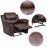 Canapé inclinable moderne en cuir de bonne qualité et à prix abordable, canapé inclinable électrique, ensemble de canapés inclinables électriques avec table