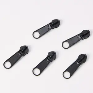 #5 Non Lock Zipper Slider, Metal Long Pull Zipper Slider for Clothing