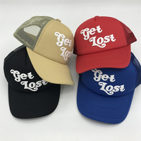 Gorra de conductor de camión de malla de espuma de 5 paneles al por mayor gorra de camionero de tela de pana de estilo Hip Hop con logotipo personalizado impreso