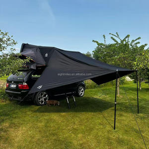 เต็นท์หลังคารถคุณภาพสูงแบบแข็งพร้อมกันสาดข้าง ยังไม่มีรีวิว - Product Image 1