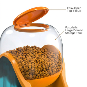 Distributeur d'eau et de nourriture automatique 3,5 L moderne en PP pour chats, chiens, furets, lapins, pigeons et petits <span class=keywords><strong>animaux</strong></span> - Product Image 1