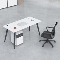 Escritorio de Oficina Modular Personalizado con Panel de MDF, Extensible, para Uso en el Hogar, Negocios, Escuela, Estaciones de Trabajo Modernas, Entornos Comerciales, Marca ML, 3 Años de Garantía
