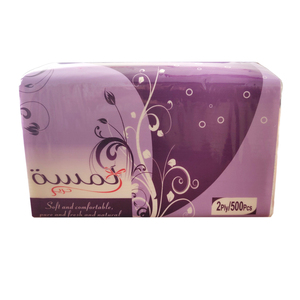 Papel tisú facial de 2 capas a precio barato del fabricante, 500 hojas, 600 hojas, papel tisú de uso diario doméstico de pulpa virgen de alta calidad - Product Image 3