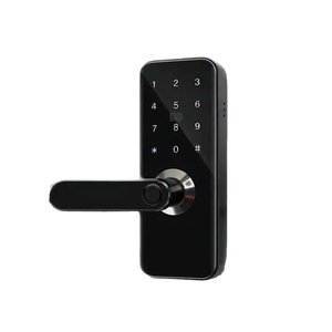 Serrure de porte intelligente SINOVO, empreinte digitale, Tuya Wifi, poignée à empreinte digitale, serrure électronique numérique pour porte en bois - Product Image 2