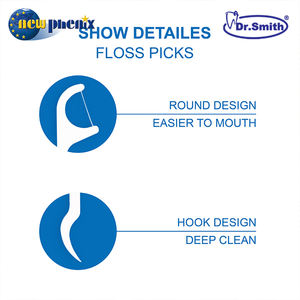 Ultra flosser <span class=keywords><strong>dentaire</strong></span> avec PTFE, <span class=keywords><strong>soie</strong></span> <span class=keywords><strong>dentaire</strong></span> 50 pièces sac d'emballage - Product Image 5