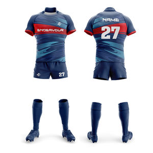 Chemise de rugby sublimée en gros livraison rapide uniforme de rugby réversible avec numéro de logo d'équipe personnalisé pour l'équipe - Product Image 6