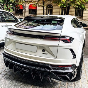 Upgraded <b>Model</b> Body <b>Kit</b> Broken Cloth Pattern Front Rear Bumpers <b>Engine</b> Hood Fog Light Cut-outs New for Lamborghini Urus 4.0T - Product Image 4