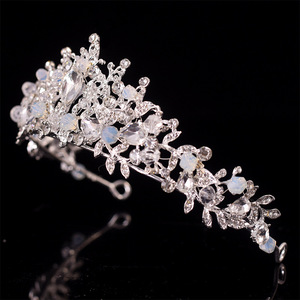 Tocado de corona para adultos de gama alta, decimoctavo de cumpleaños de la reina vestido de novia, corona de princesa para adultos para boda - Product Image 2