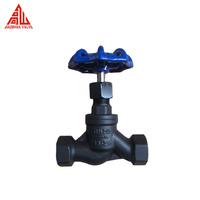 Vanne à soupape J11H en acier au carbone WCB 1/2 3/4 1" 2" pouces PN25 BSP FNPT NPT filetée