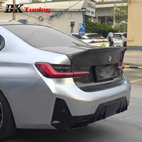 Couvercle de coffre arrière en fibre de carbone sèche de style CSL modifié BK Tuning pour BMW Série 3 G20 M3 G80