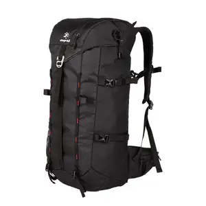 Custom 40L Black Waterproof Light Weight Travel Bag Backpack Mountain CAMP Bag For Climbing Hiking Trekking