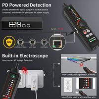 Testeur de câble réseau à fibre optique multifonction Rsrteng LT-300S OPM VFL RJ45 rechargeable avec écran tactile IPS 600m Précision 3%