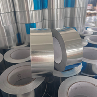 Ruban adhésif en fibre de verre acrylique imperméable, ignifuge et isolant thermique avec feuille d'aluminium